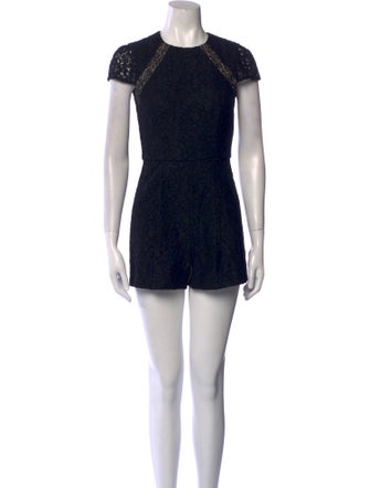 Alice + Olivia Crew Neck Romper