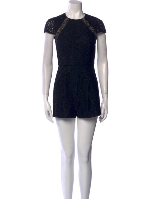 Alice + Olivia Crew Neck Romper