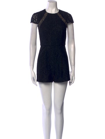 Alice + Olivia Jumpsuits and Rompers Crew Neck Romper US 0 | XS