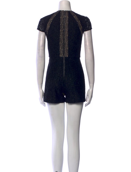 Alice + Olivia Crew Neck Romper