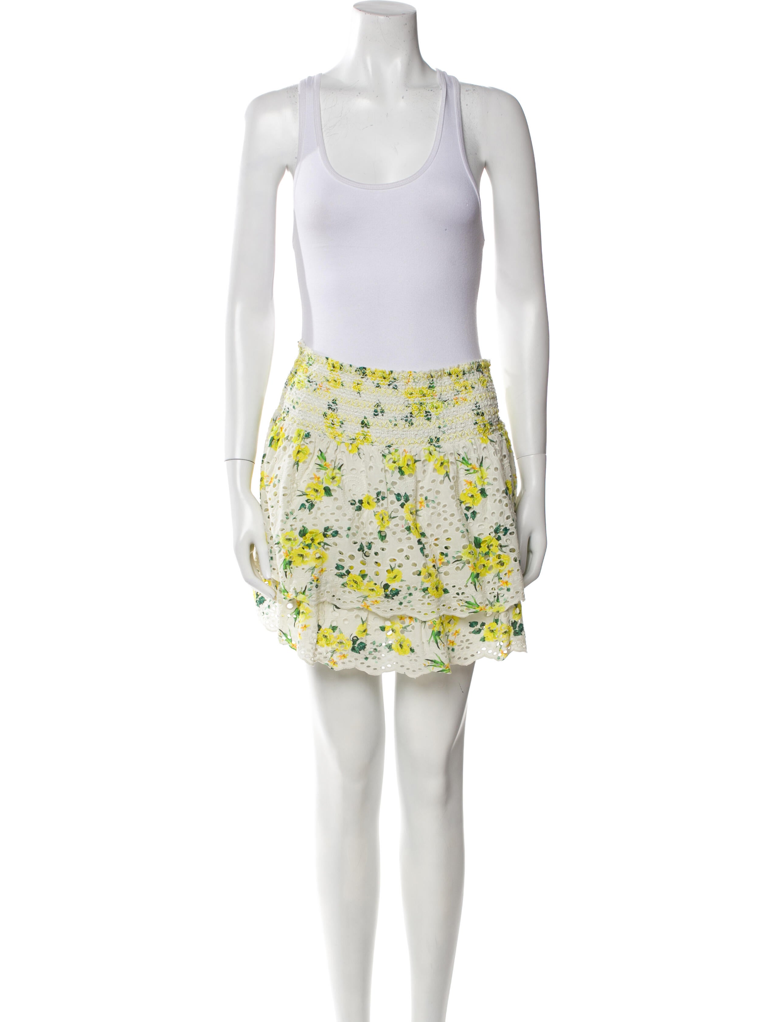 Alice + Olivia Lace Pattern Skirt Set