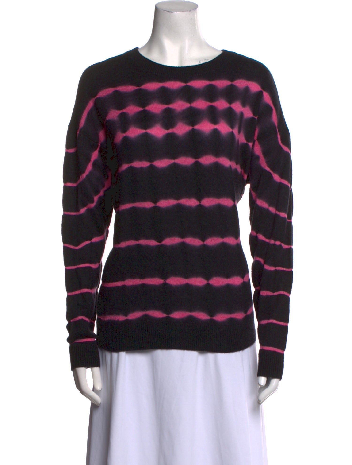 Alice + Olivia Cashmere Striped Sweater