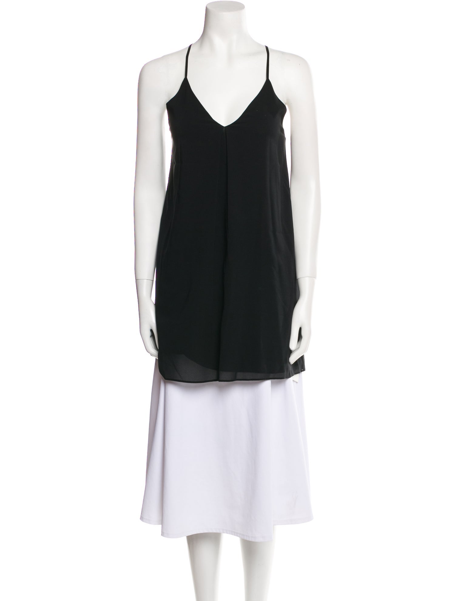 Alice + Olivia Silk V-Neck Tunic