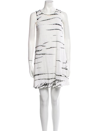 Alice + Olivia Linen Mini Dress