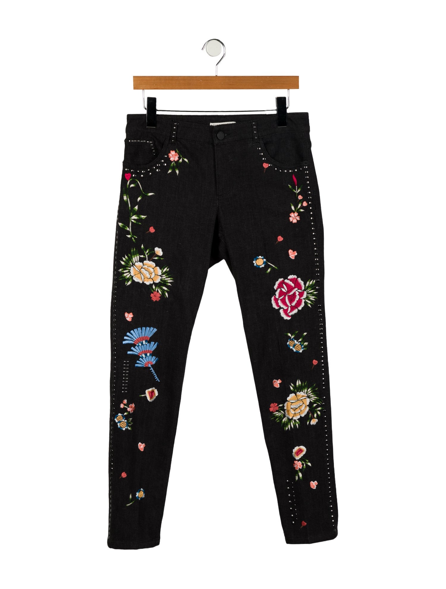 Alice + Olivia High-Rise Skinny Leg Jeans