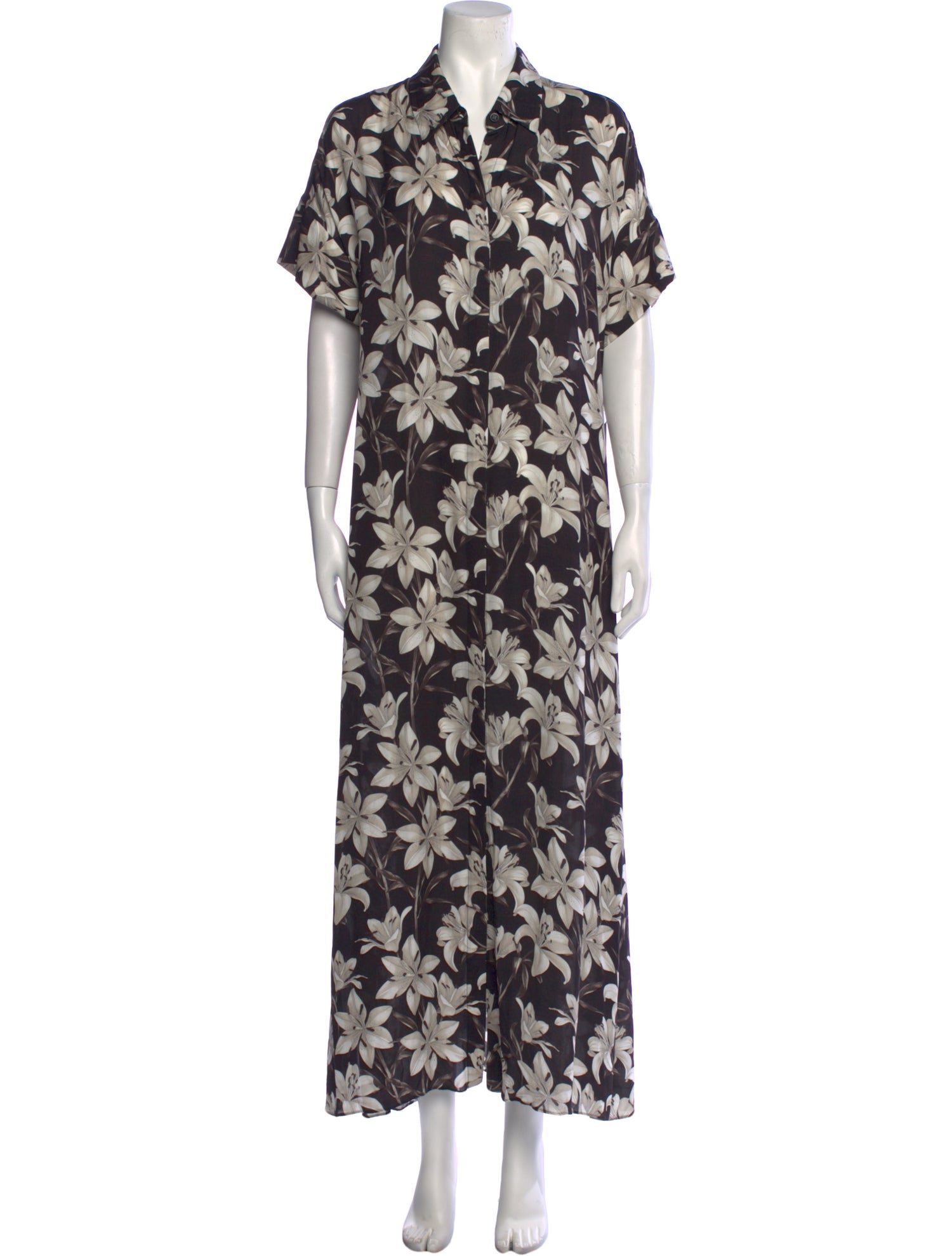 Alice + Olivia Floral Print Long Dress