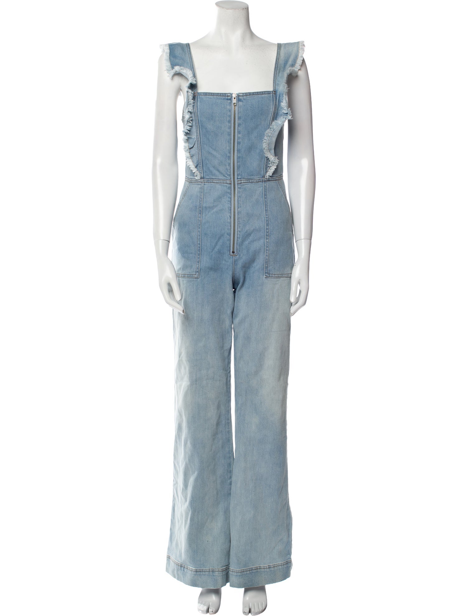 Alice + Olivia Square Neckline Jumpsuit