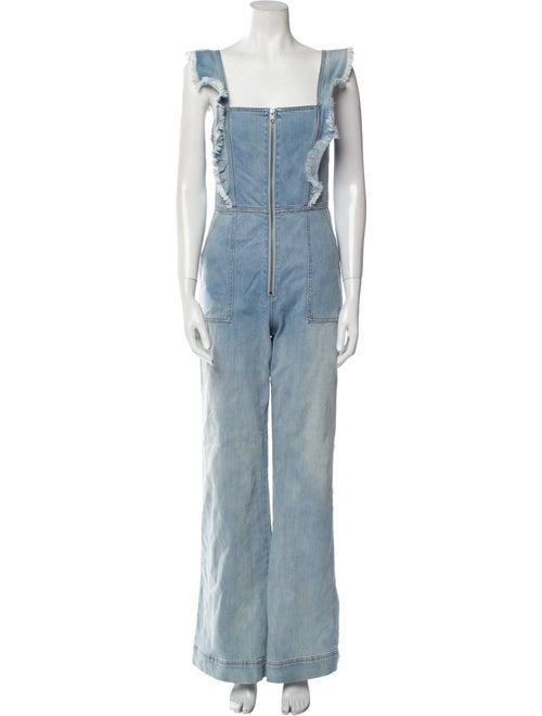 Alice + Olivia Square Neckline Jumpsuit