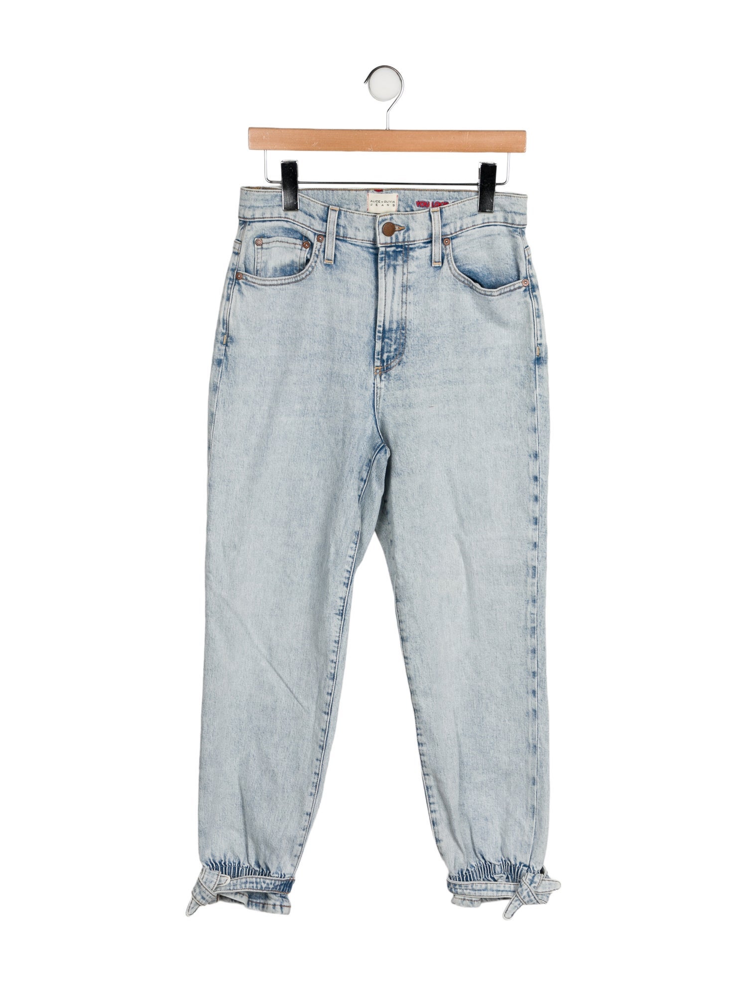 Alice + Olivia High-Rise Skinny Leg Jeans