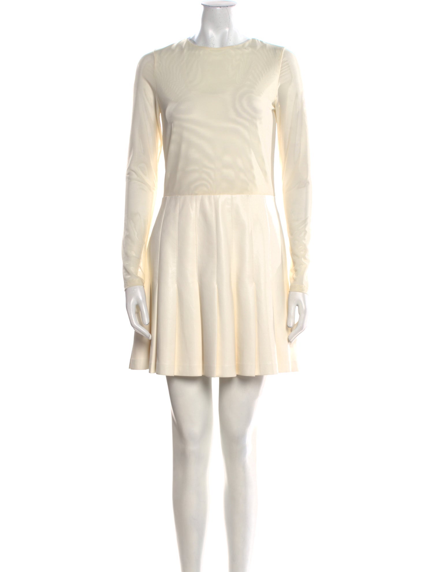 Alice + Olivia Faux Leather Mini Dress