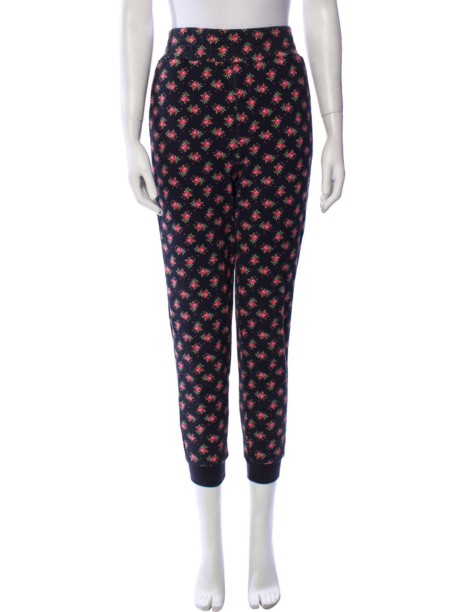 Alice + Olivia Floral Print Sweatpants