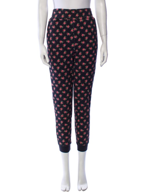 Alice + Olivia Floral Print Sweatpants