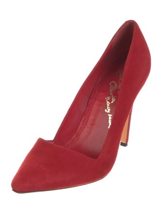 Alice + Olivia Suede Pumps
