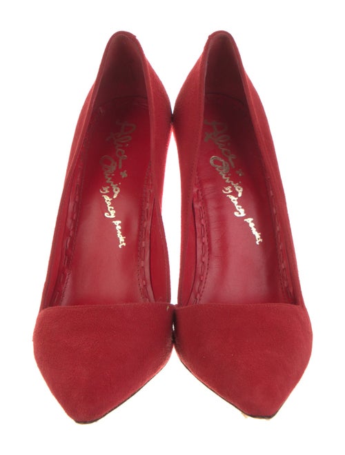 Alice + Olivia Suede Pumps