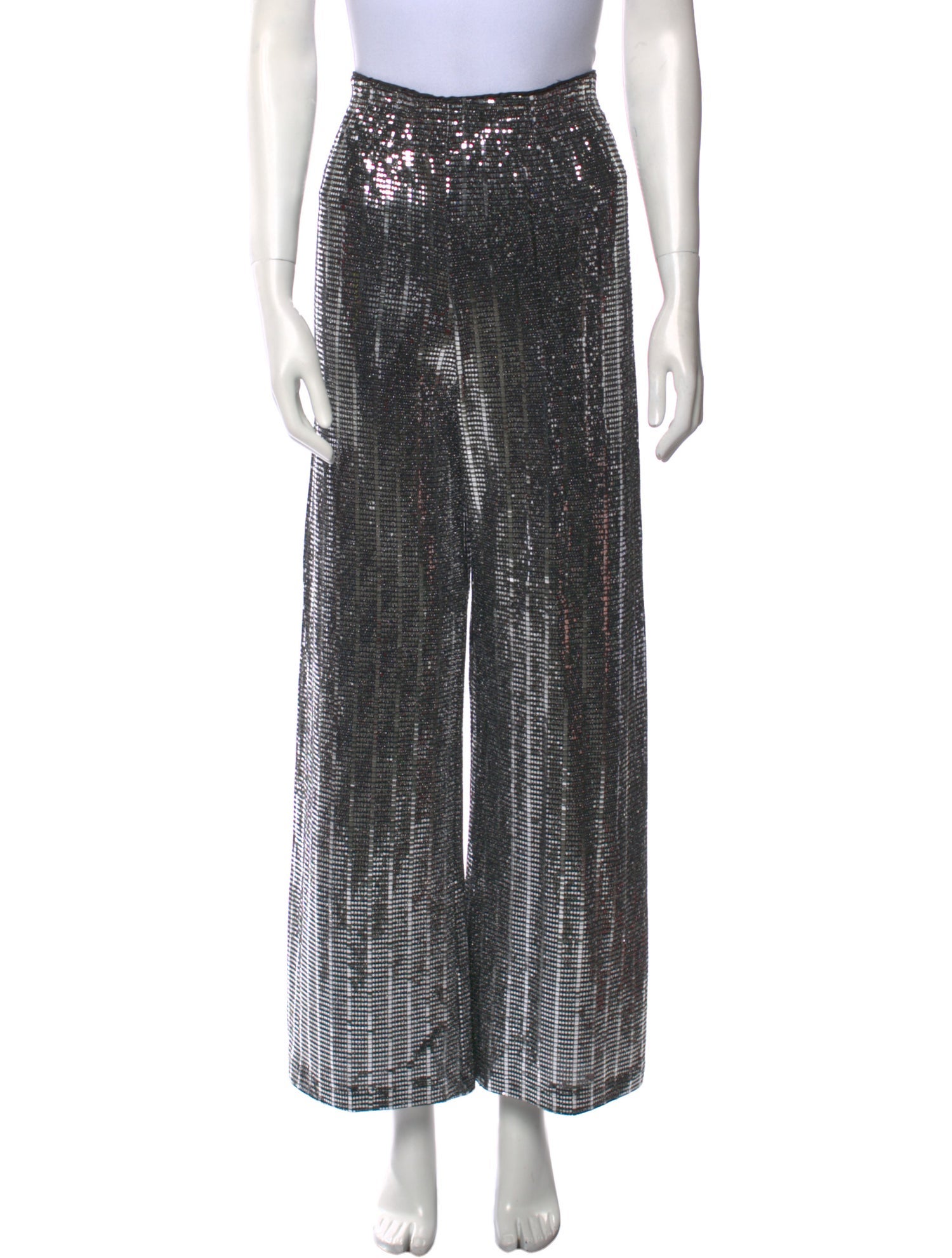 Alice + Olivia Nylon Wide Leg Pants w/ Tags