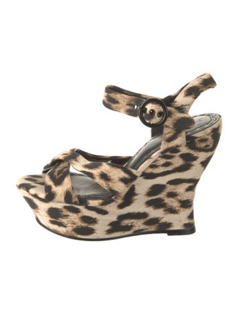 Alice + Olivia Animal Print Espadrilles