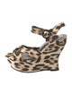 Alice + Olivia Animal Print Espadrilles