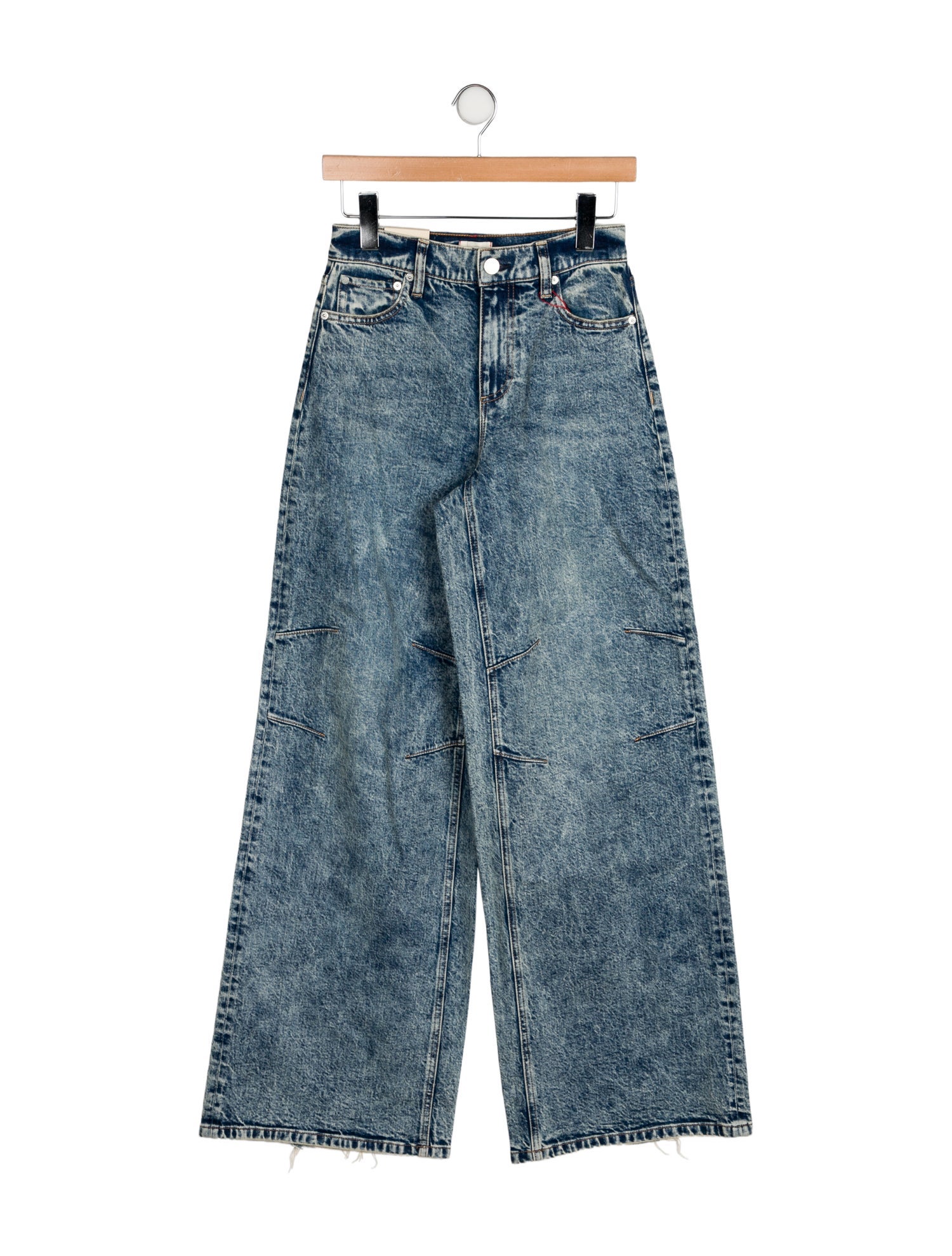 Alice + Olivia Mid-Rise Wide Leg Jeans w/ Tags