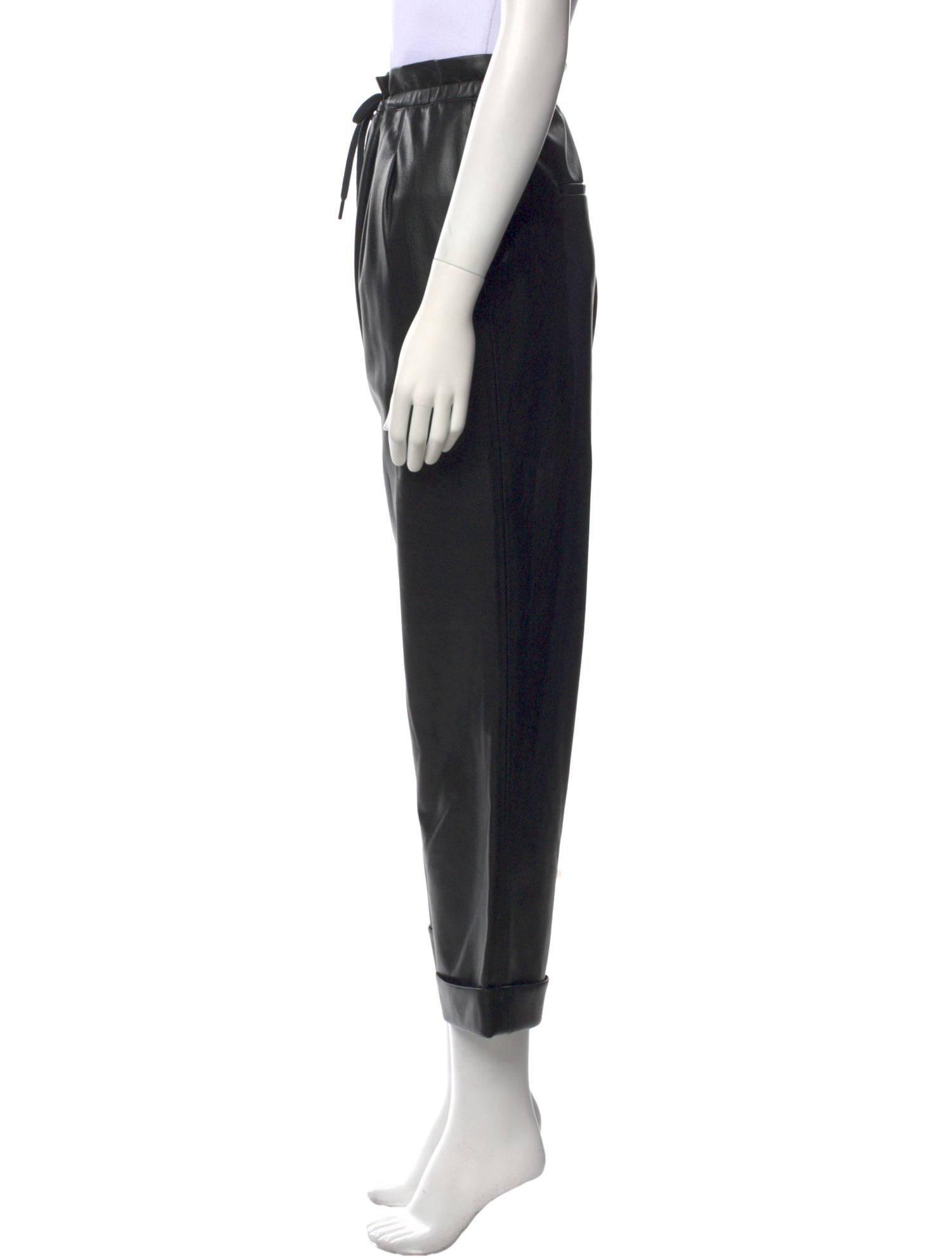 Alice + Olivia Faux Leather Straight Leg Pants