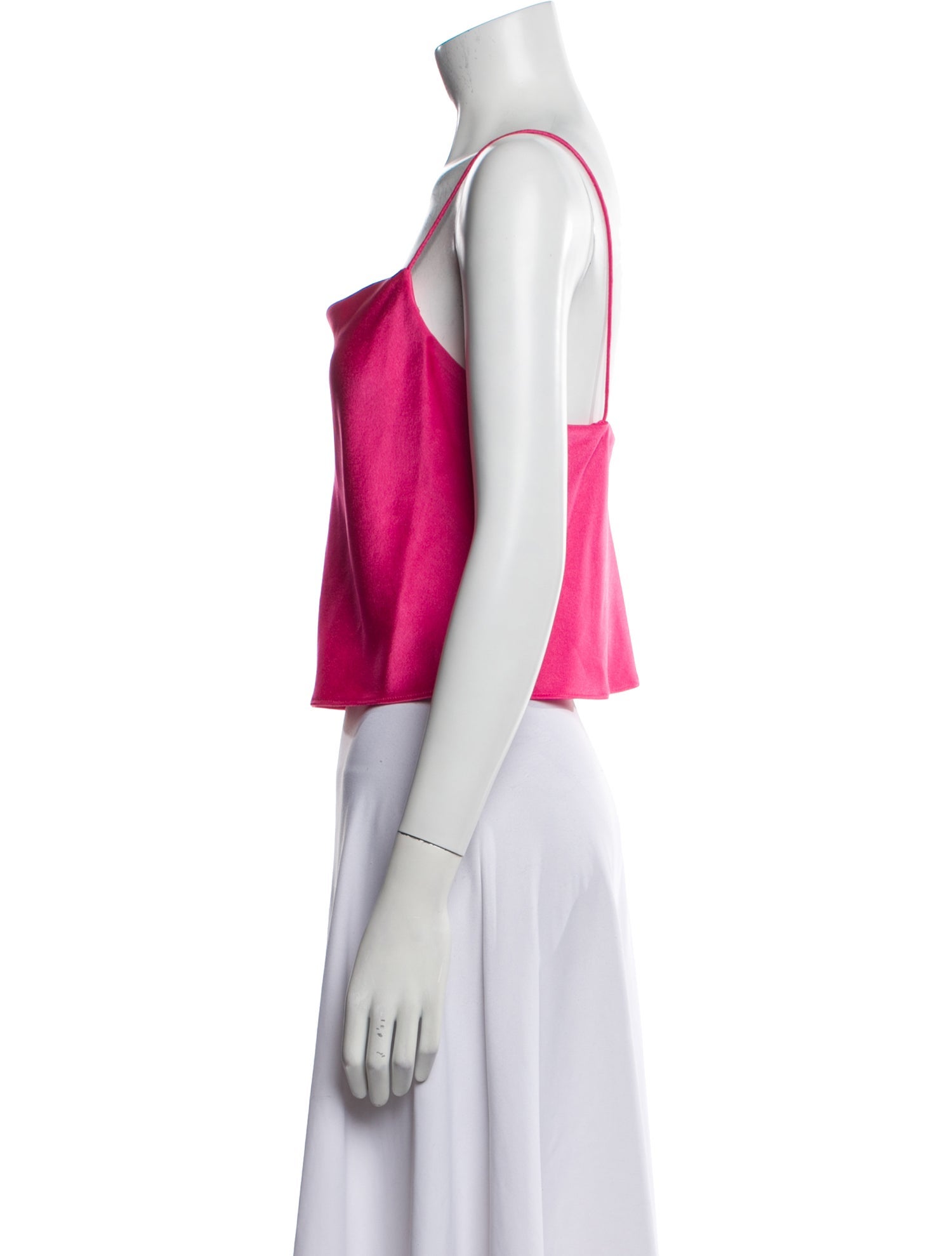 Alice + Olivia Square Neckline Sleeveless Crop Top