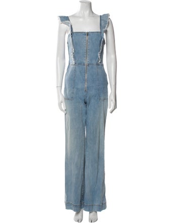 Alice + Olivia Square Neckline Jumpsuit