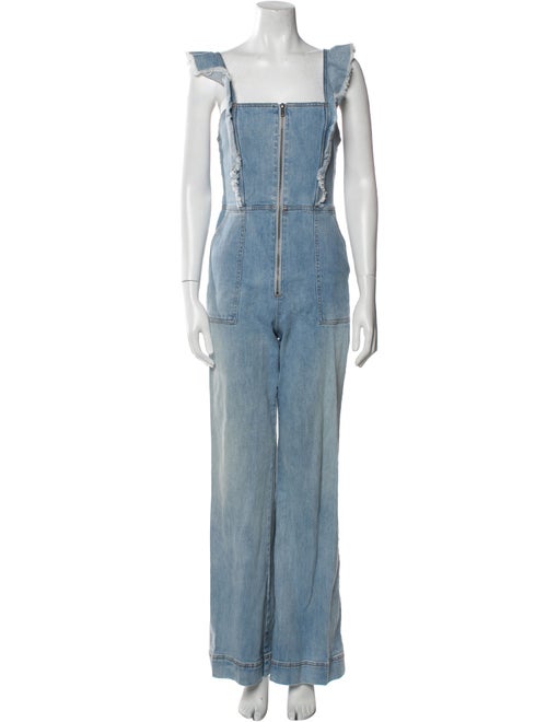 Alice + Olivia Square Neckline Jumpsuit