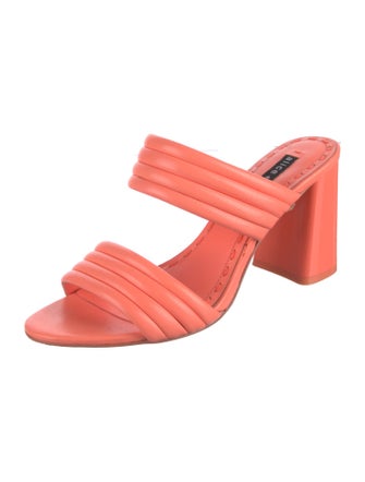 Alice + Olivia Leather Slides