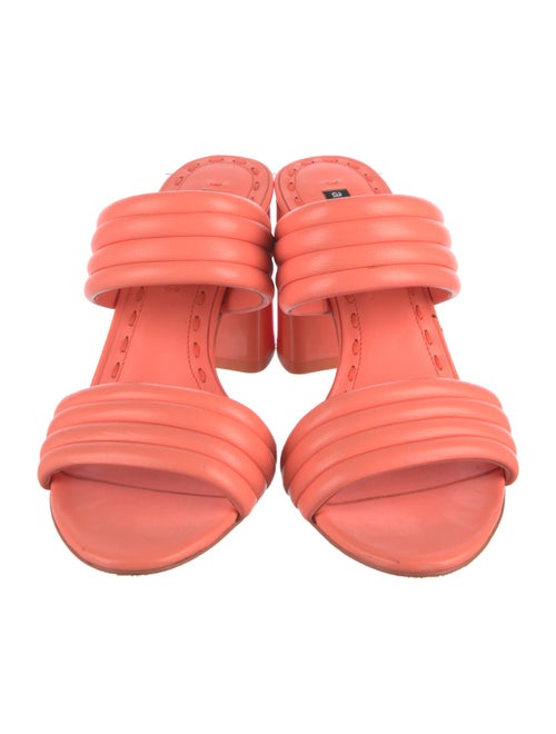 Alice + Olivia Leather Slides