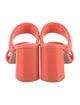 Alice + Olivia Leather Slides