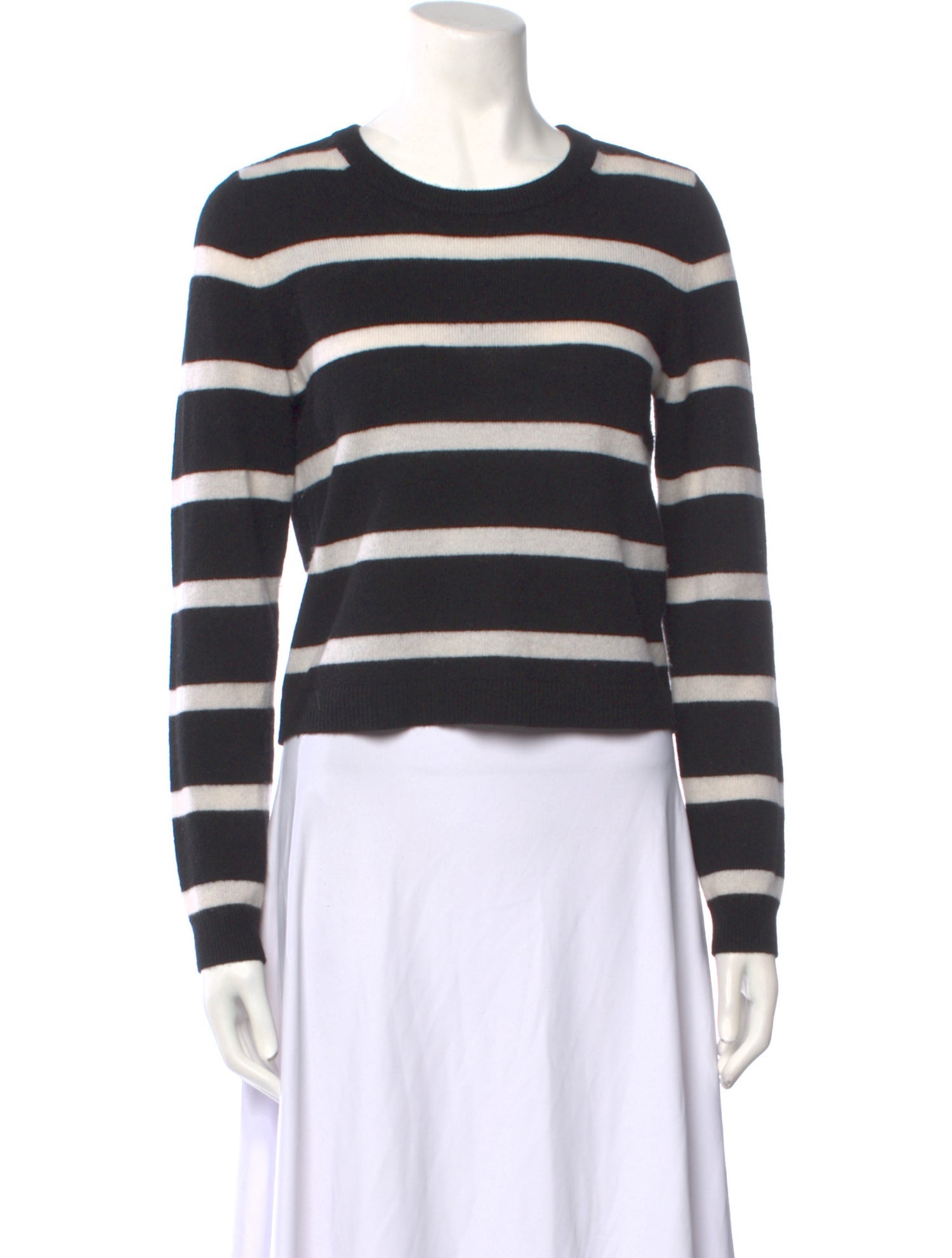 Alice + Olivia Cashmere Striped Sweater