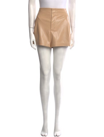 Alice + Olivia Shorts Faux Leather Mini US 12 | S