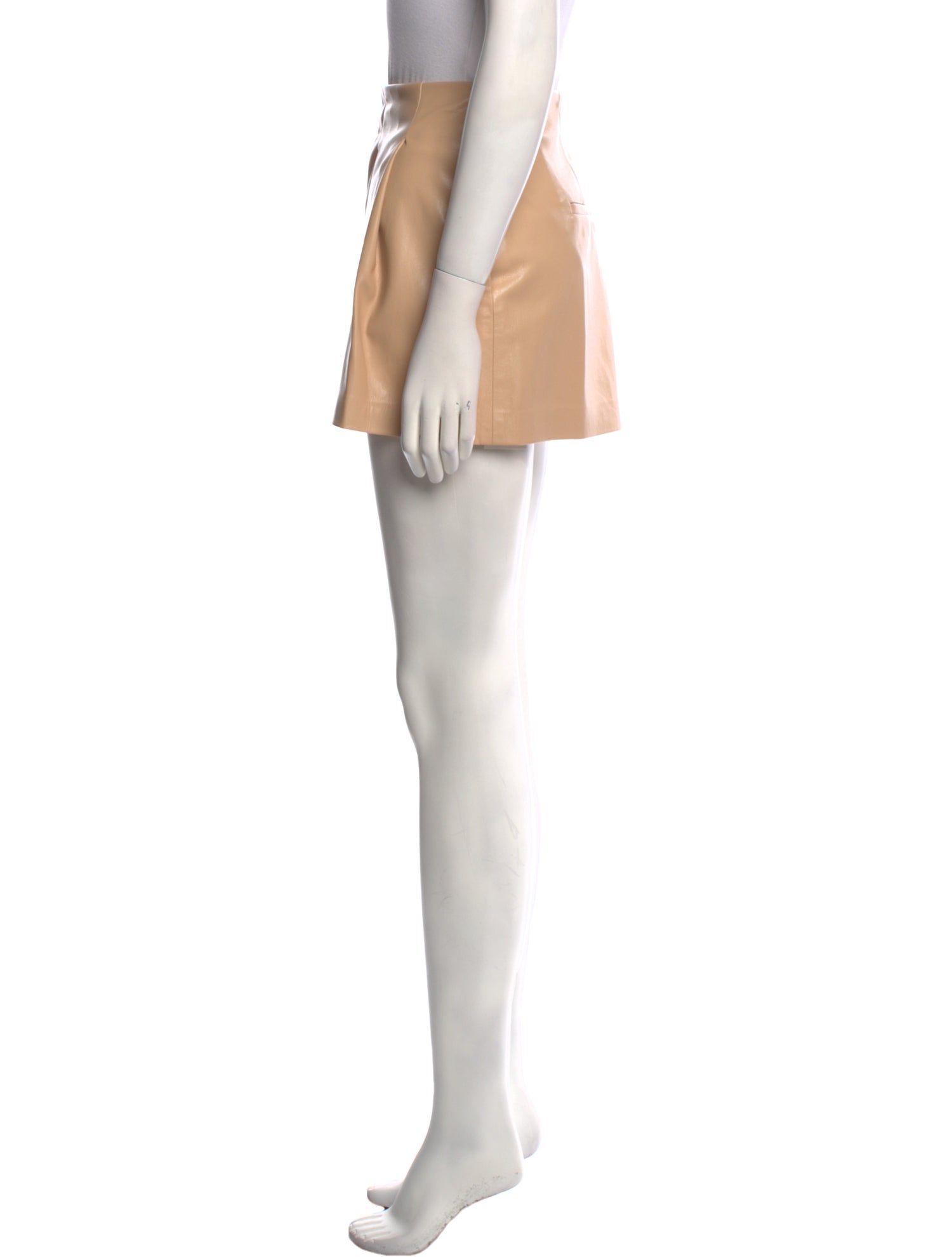 Alice + Olivia Faux Leather Mini Shorts