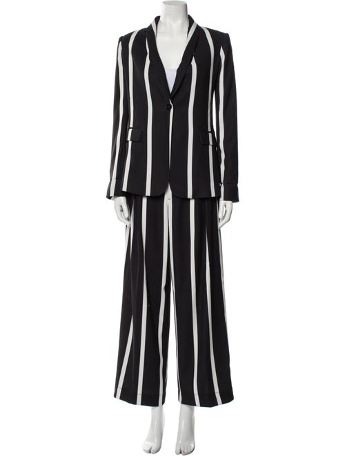 Alice + Olivia Linen Striped Pant Set