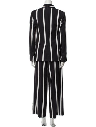 Alice + Olivia Linen Striped Pant Set