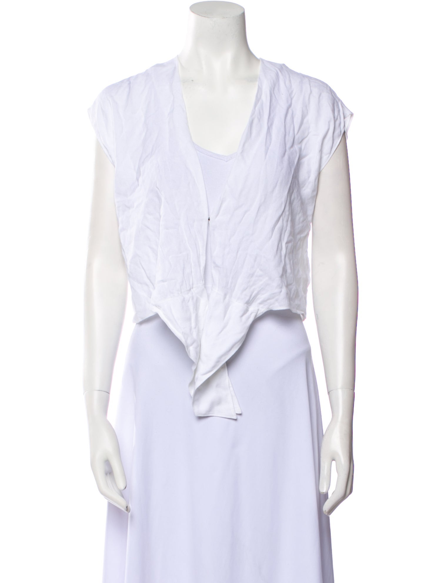 Alice + Olivia V-Neck Sleeveless Crop Top w/ Tags