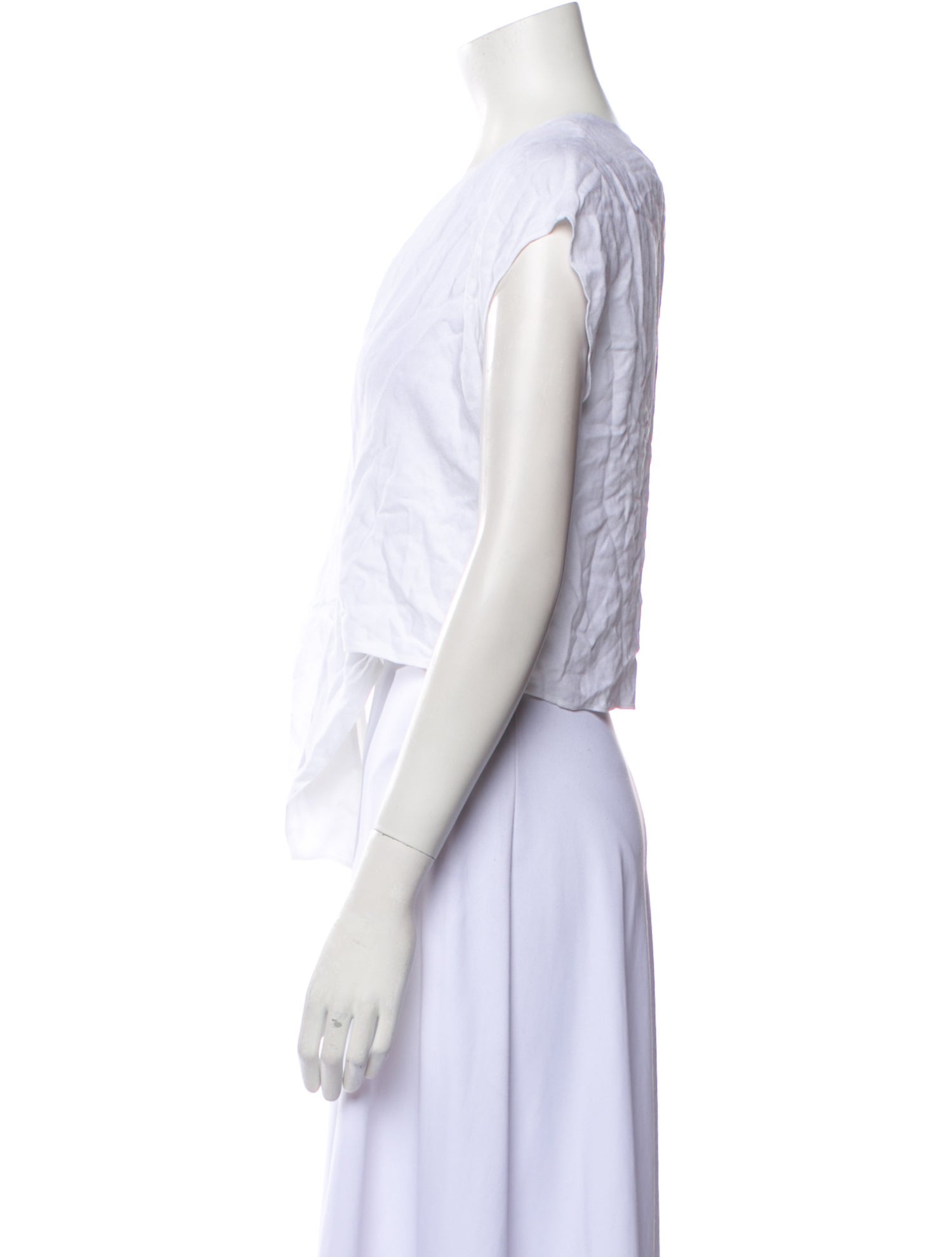 Alice + Olivia V-Neck Sleeveless Crop Top w/ Tags