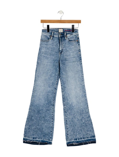 Alice + Olivia Mid-Rise Wide Leg Jeans