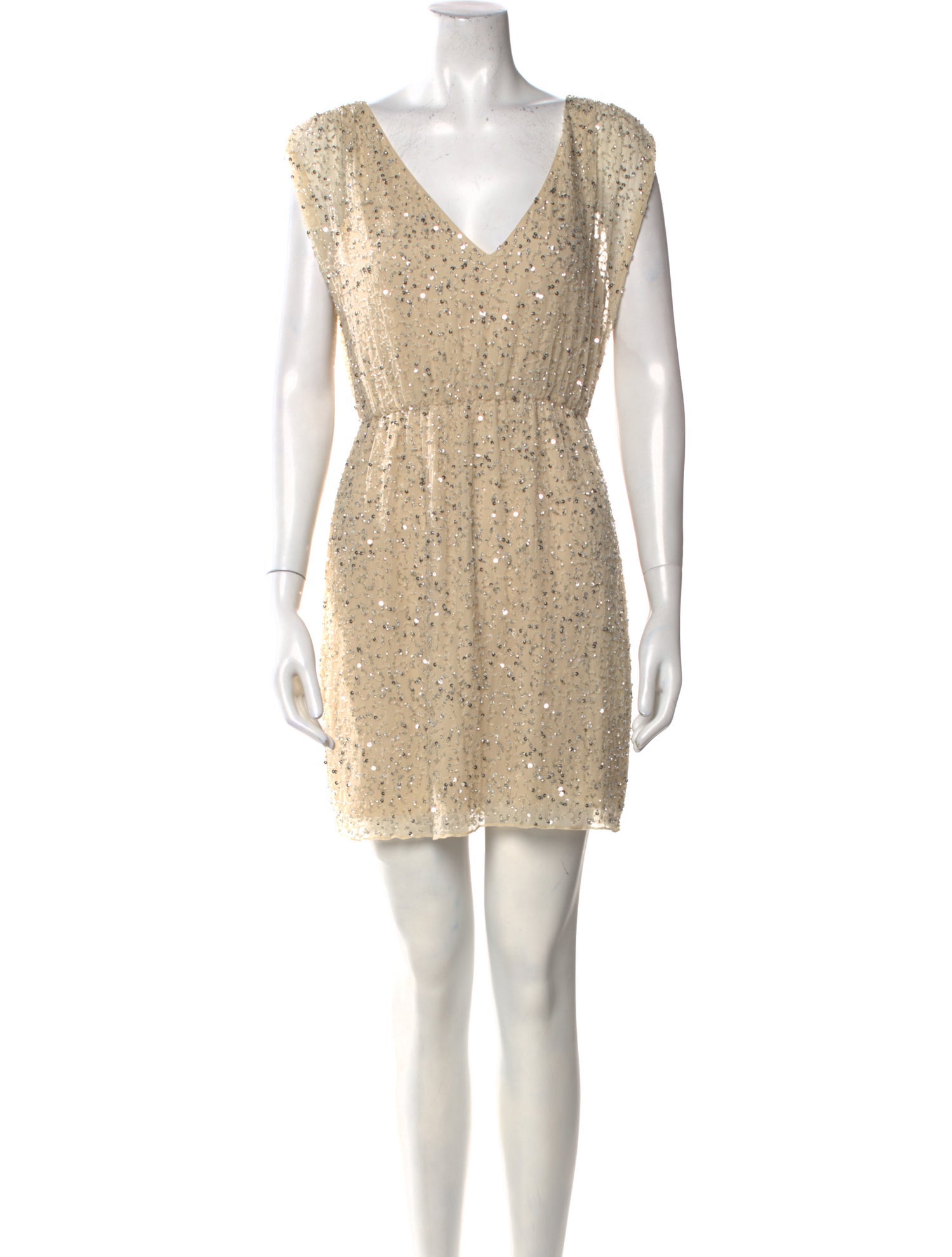 Alice + Olivia V-Neck Mini Dress