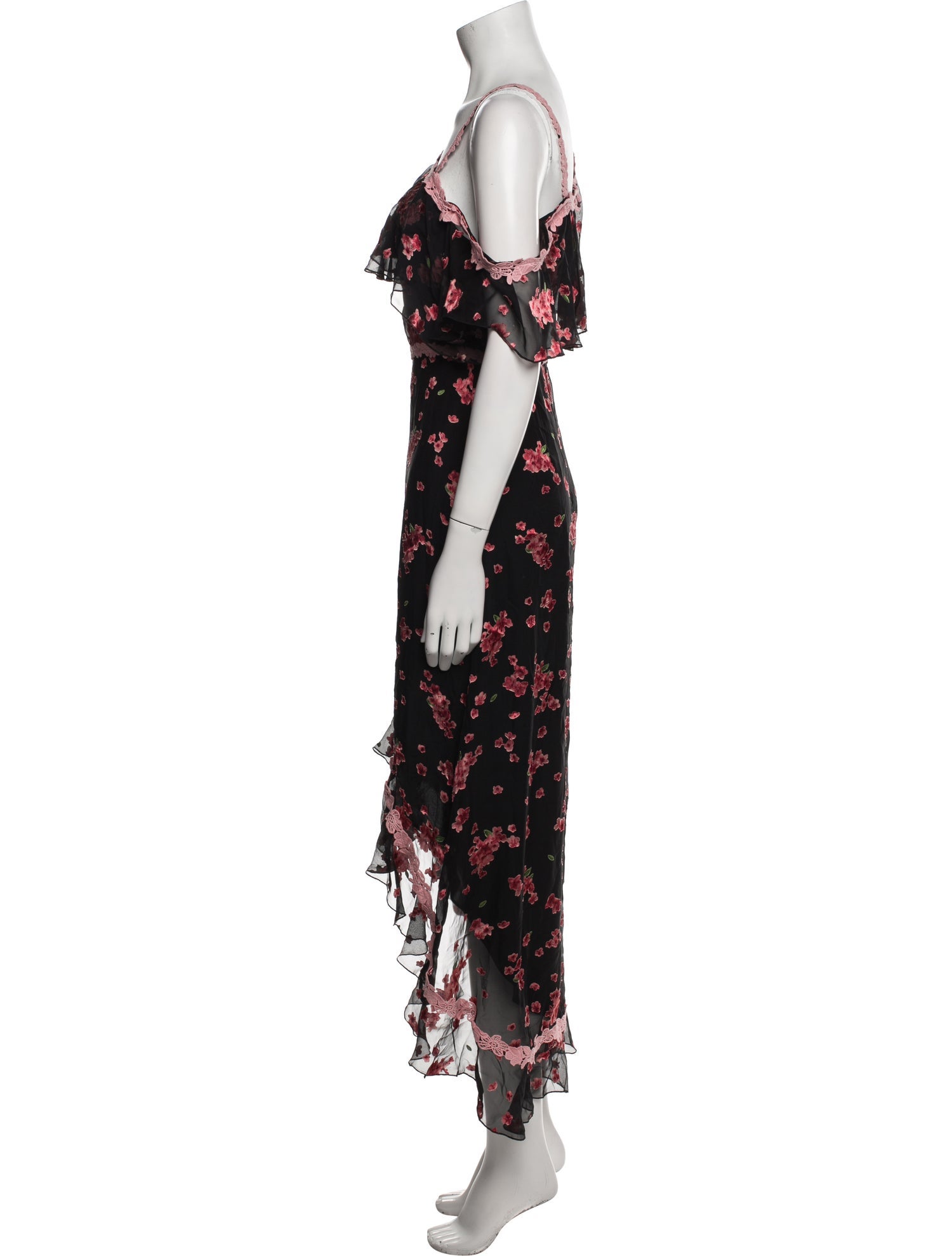 Alice + Olivia Silk Long Dress