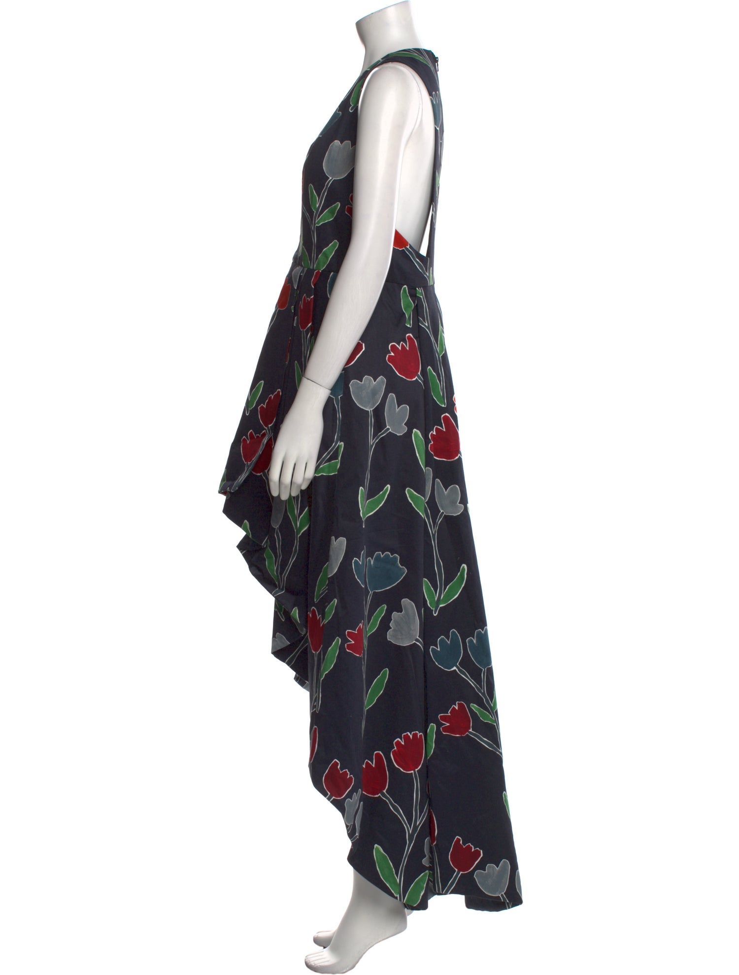 Alice + Olivia Floral Print Long Dress