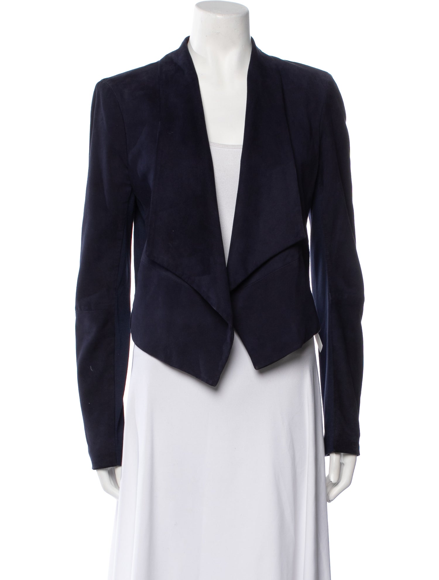 Alice + Olivia Leather Blazer