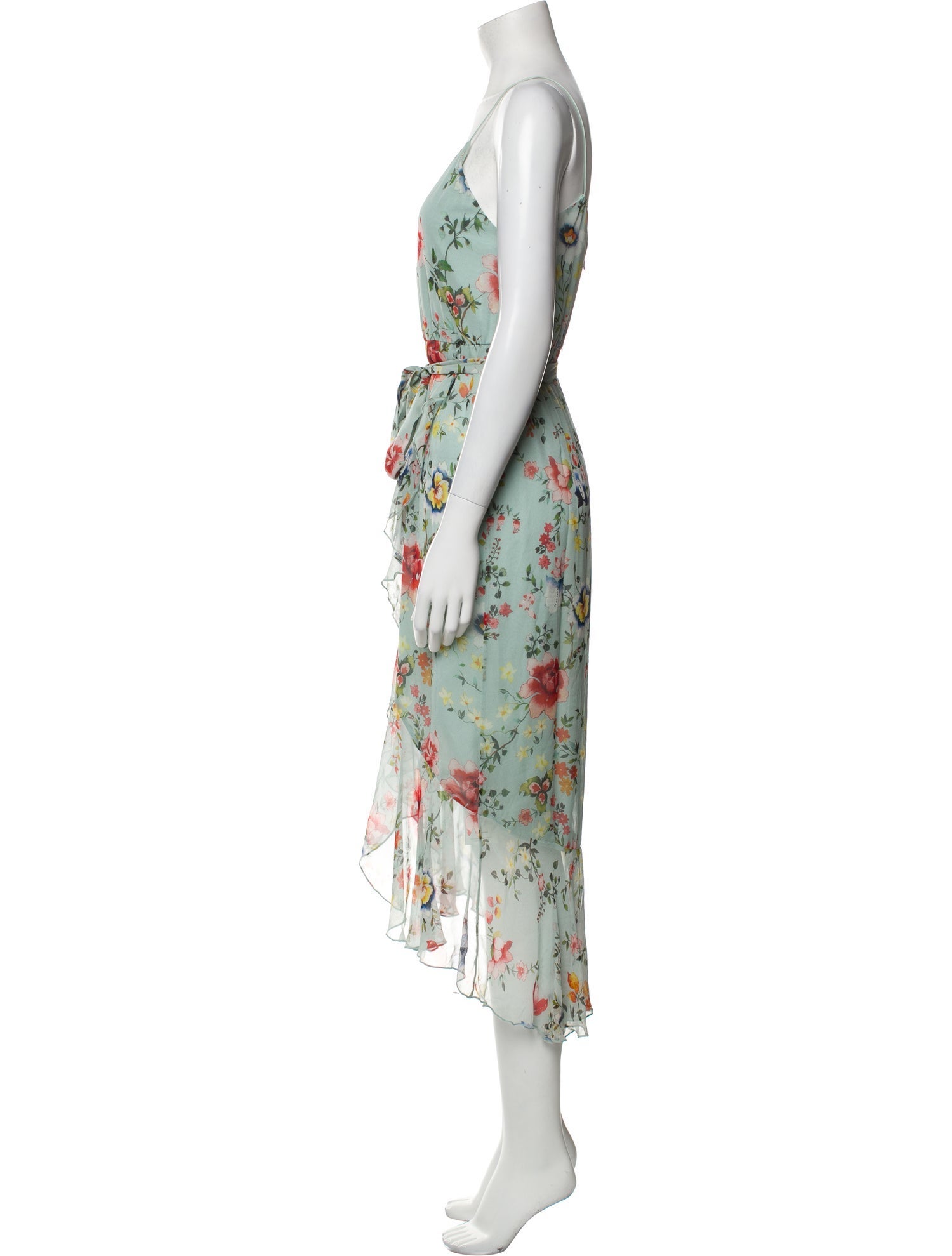 Alice + Olivia Silk Midi Length Dress