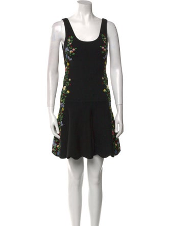 Alice + Olivia Floral Print Mini Dress