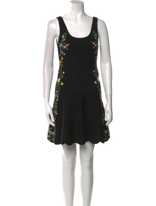 Alice + Olivia Floral Print Mini Dress