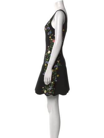 Alice + Olivia Floral Print Mini Dress