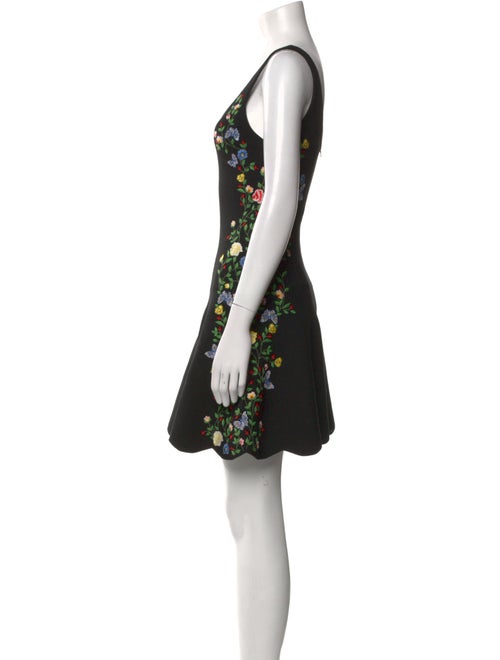 Alice + Olivia Floral Print Mini Dress