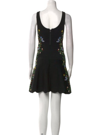 Alice + Olivia Floral Print Mini Dress
