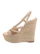 Alice + Olivia Straw Espadrilles