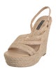 Alice + Olivia Straw Espadrilles