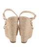 Alice + Olivia Straw Espadrilles